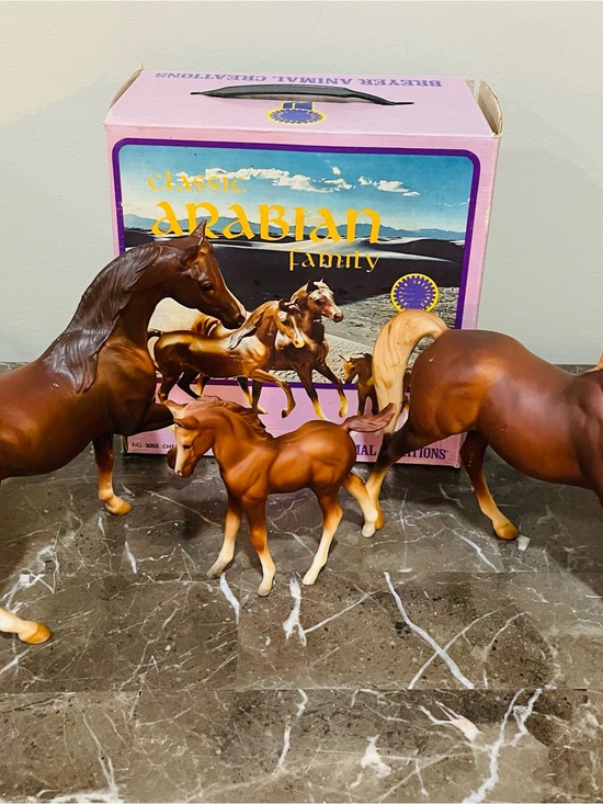 Breyer Other - 1974 Breyer Classic Arabian Family Complete NWB